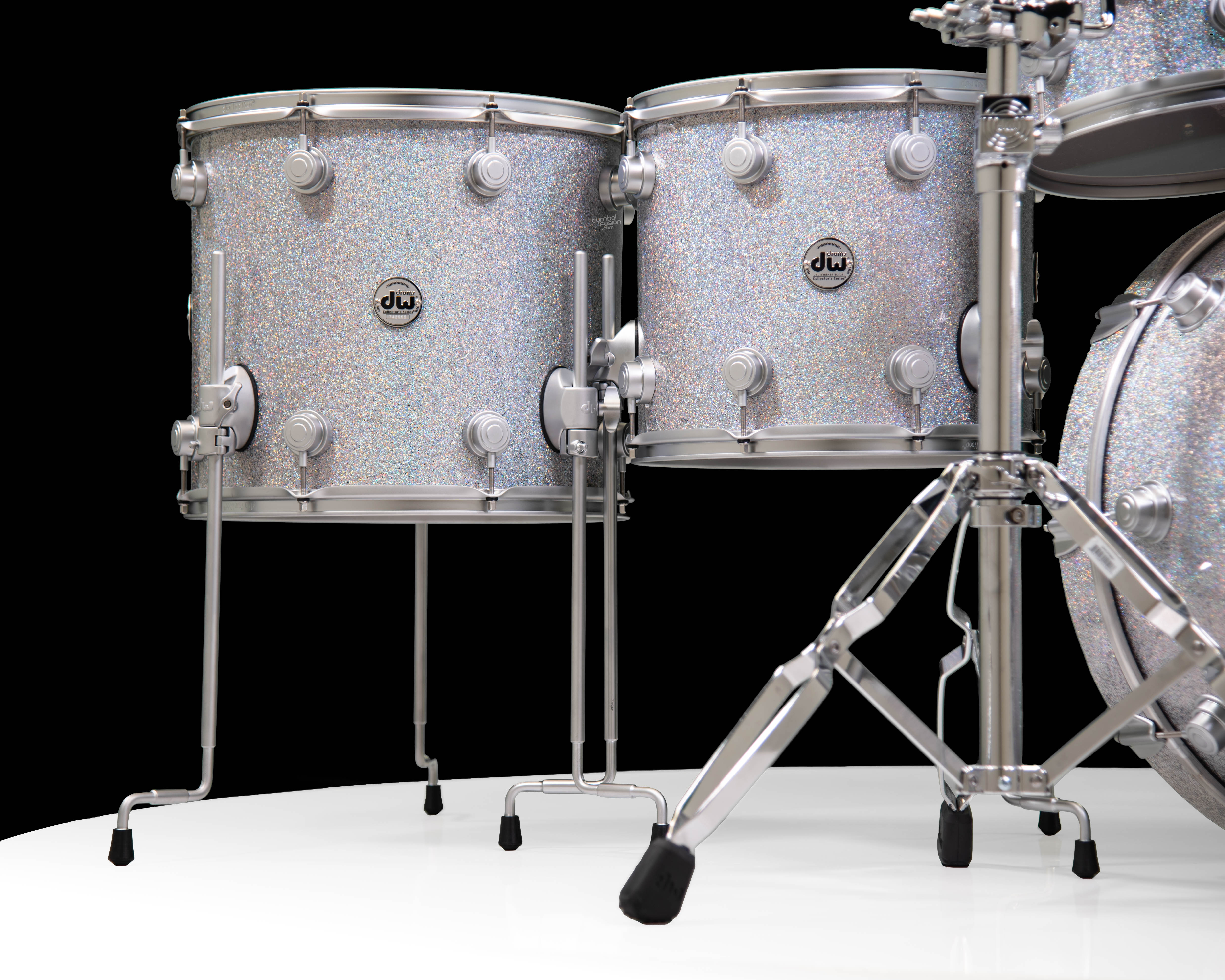 DW Collector's 6pc Purpleheart - Diamond Nebula Finish Ply w/SC
