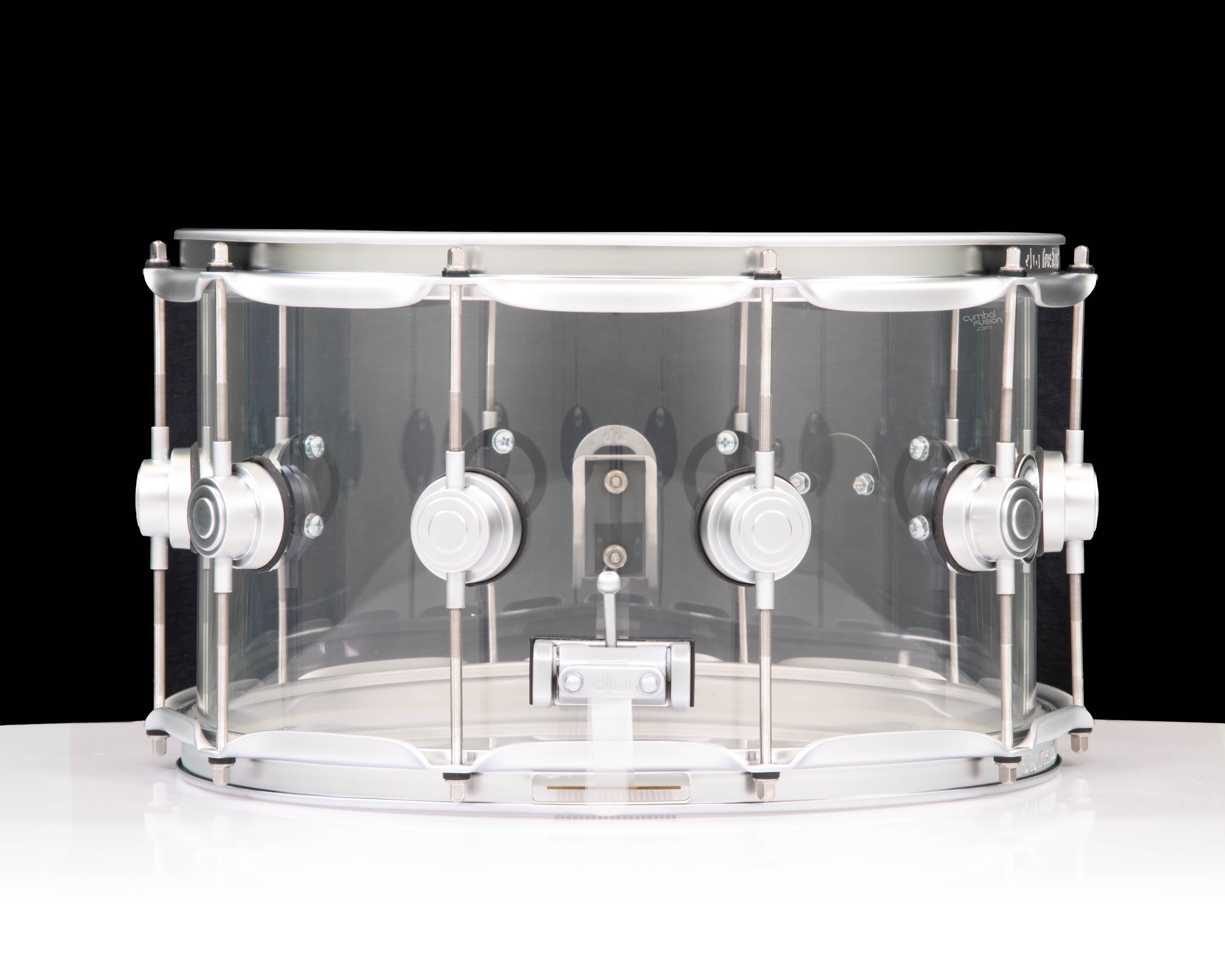 DW Collector's Anniversary Acrylic 8x14 Snare - Satin Chrome