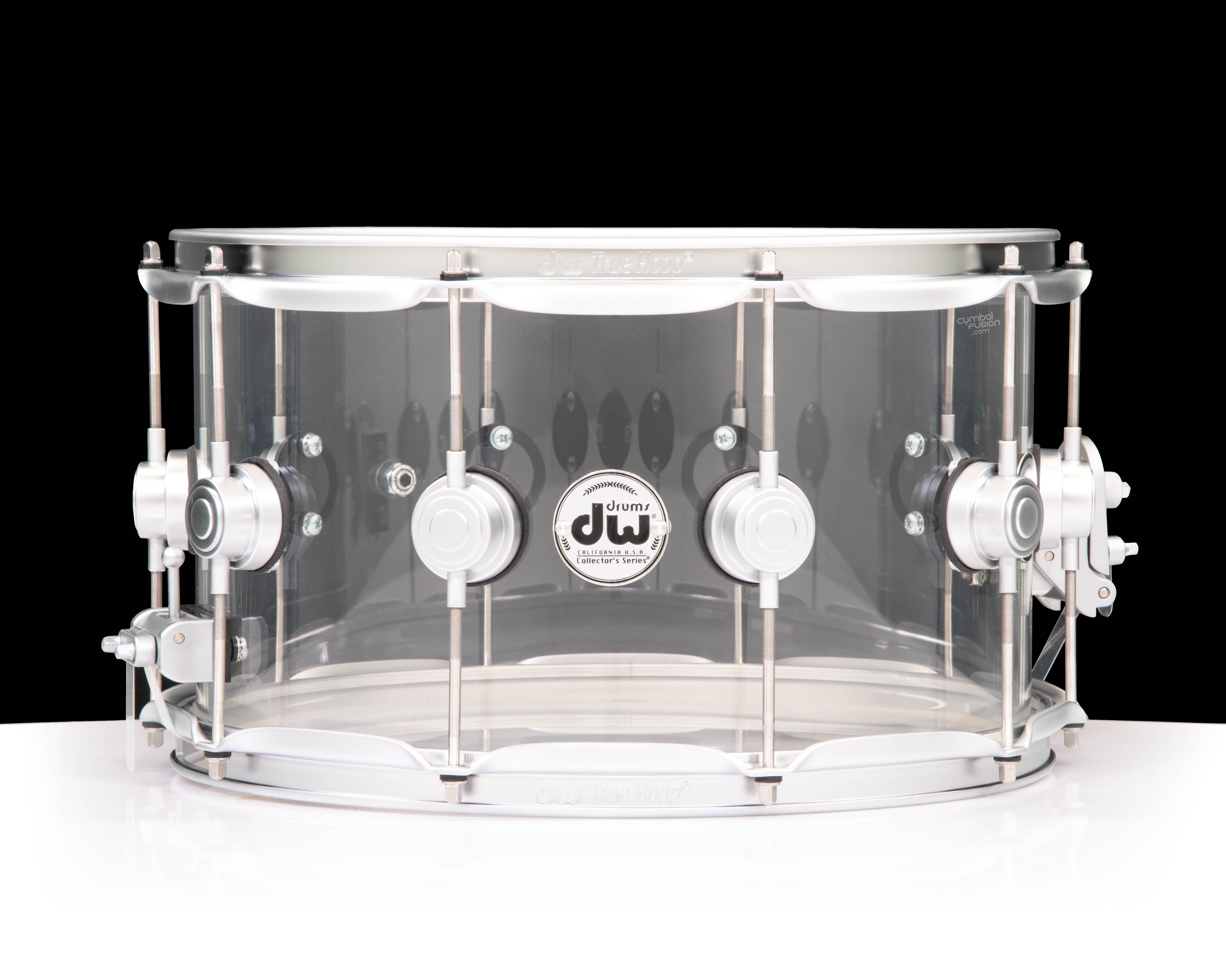 DW Collector's Anniversary Acrylic 8x14 Snare - Satin Chrome