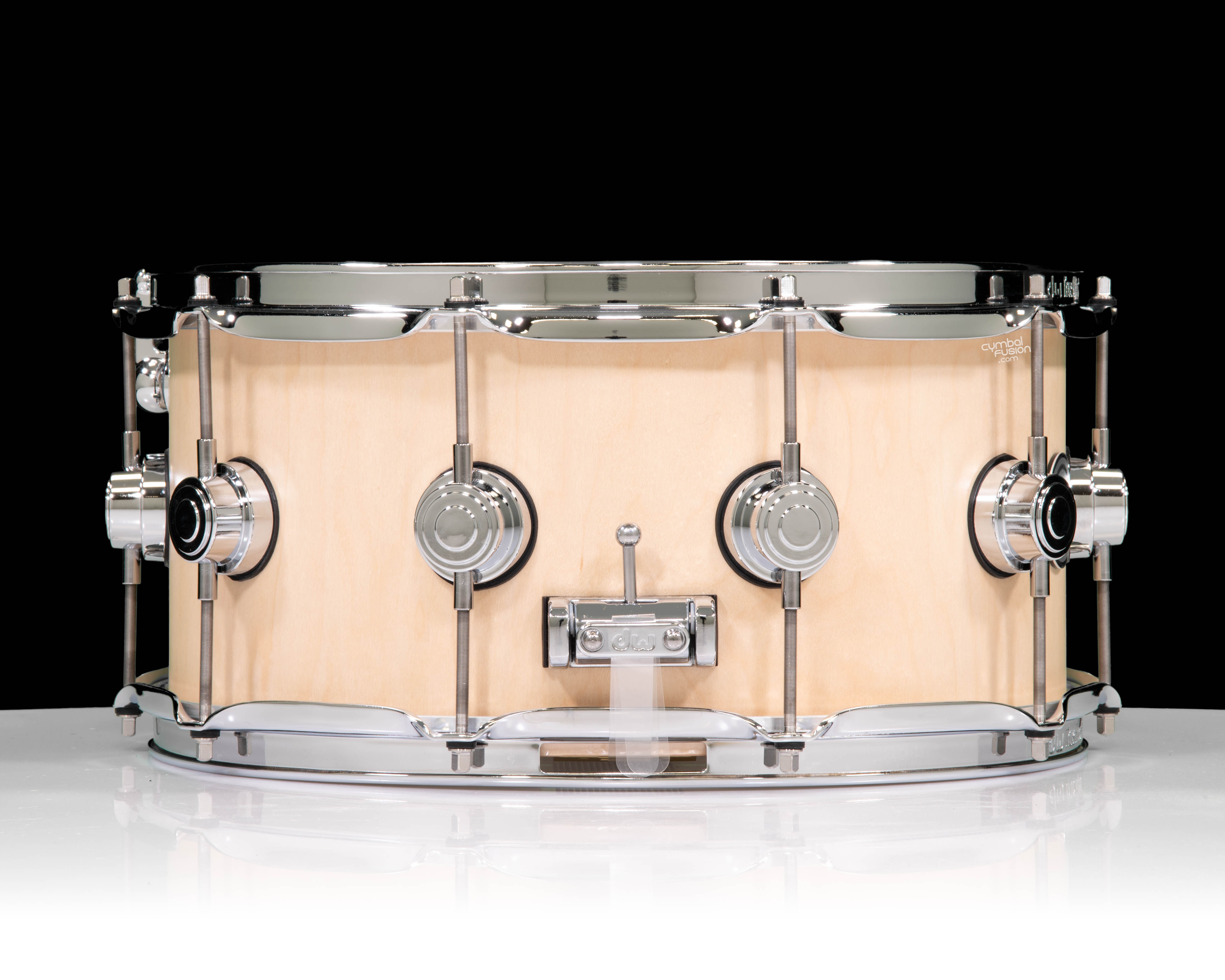 DW Collector's Maple Snare w/ Zikit 333 Natural Satin Oil