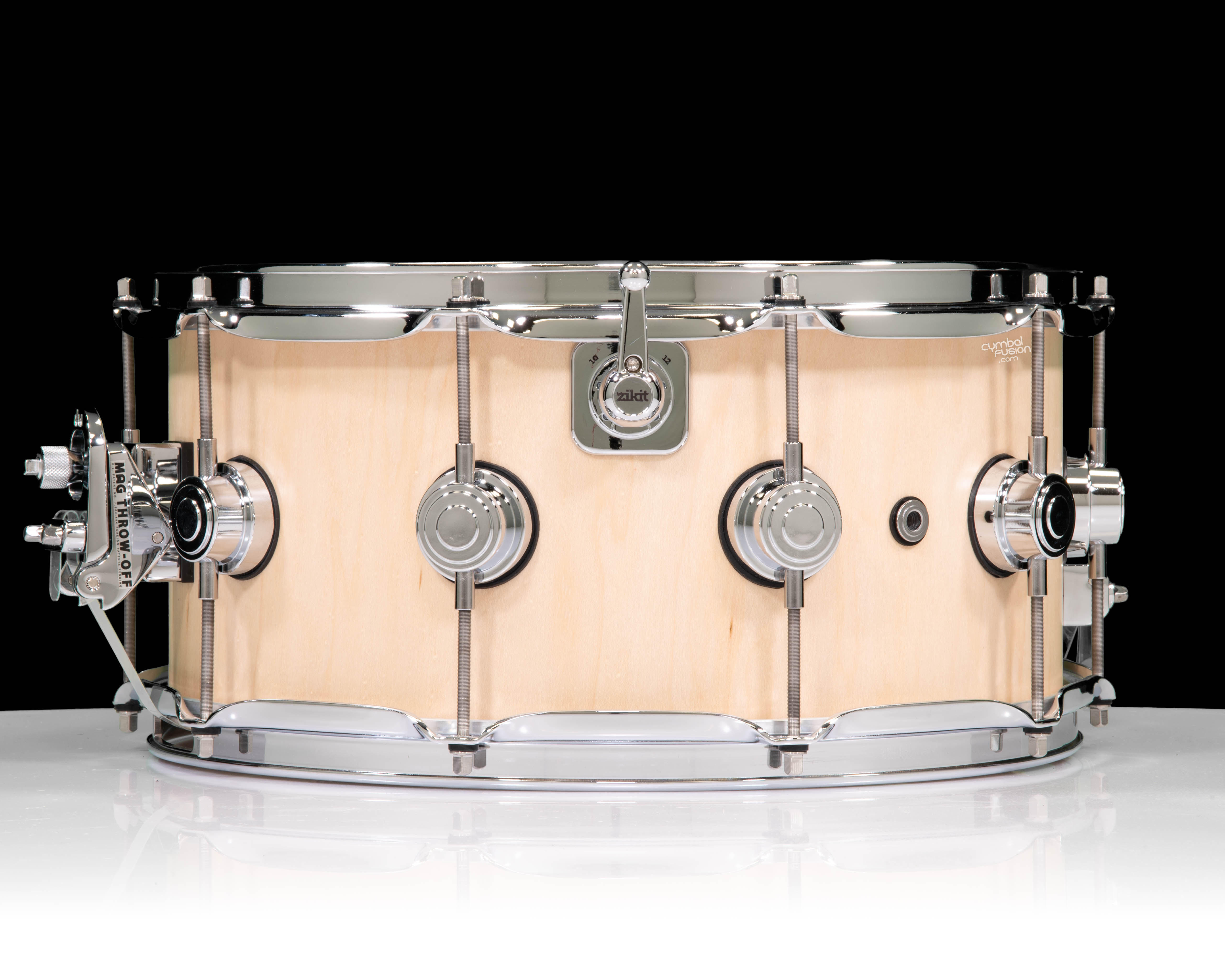 DW Collector's Maple Snare w/ Zikit 333 Natural Satin Oil