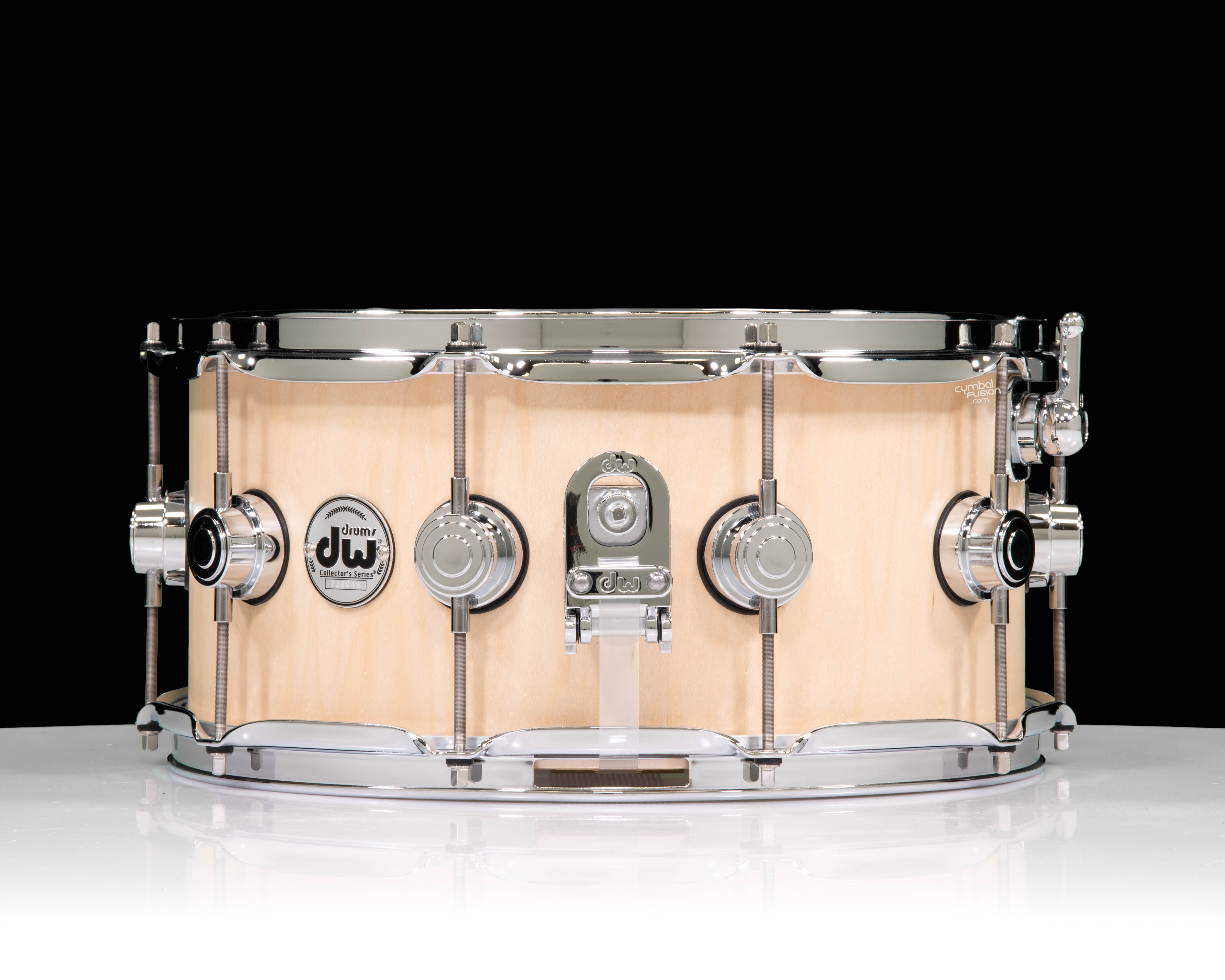 DW Collector's Maple Snare w/ Zikit 333 Natural Satin Oil