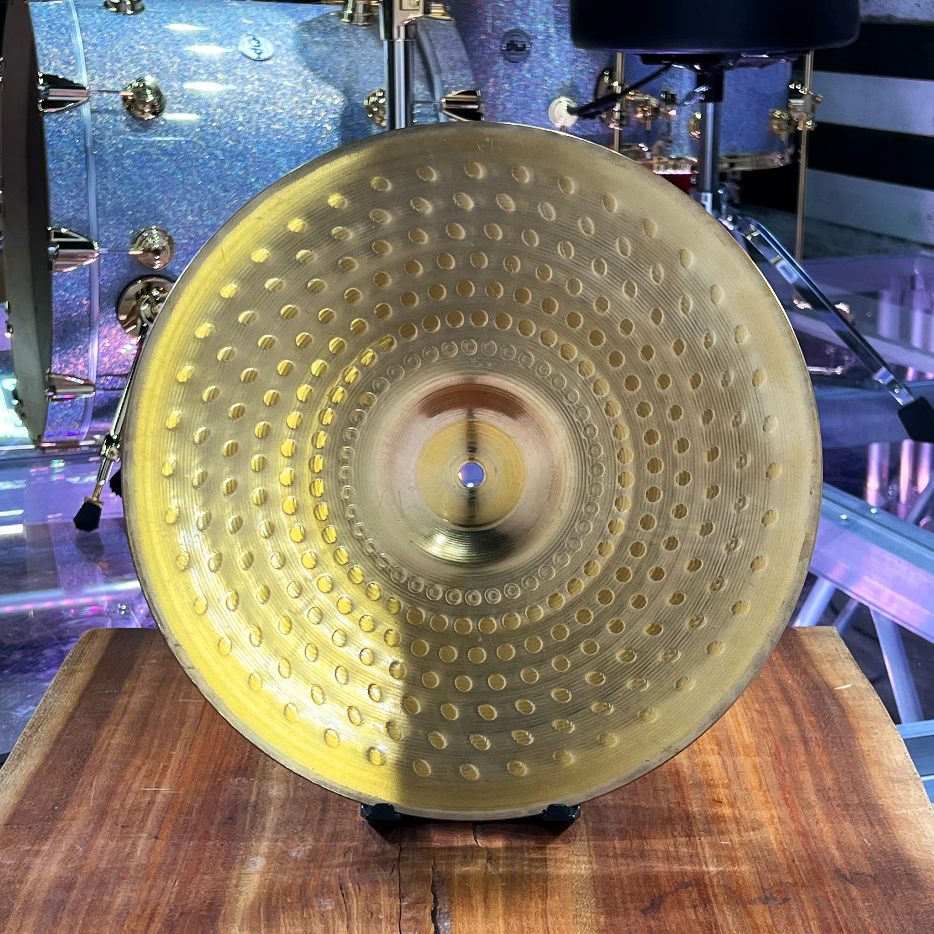 Used Zildjian Pitch Black Hi Hat Pair 14