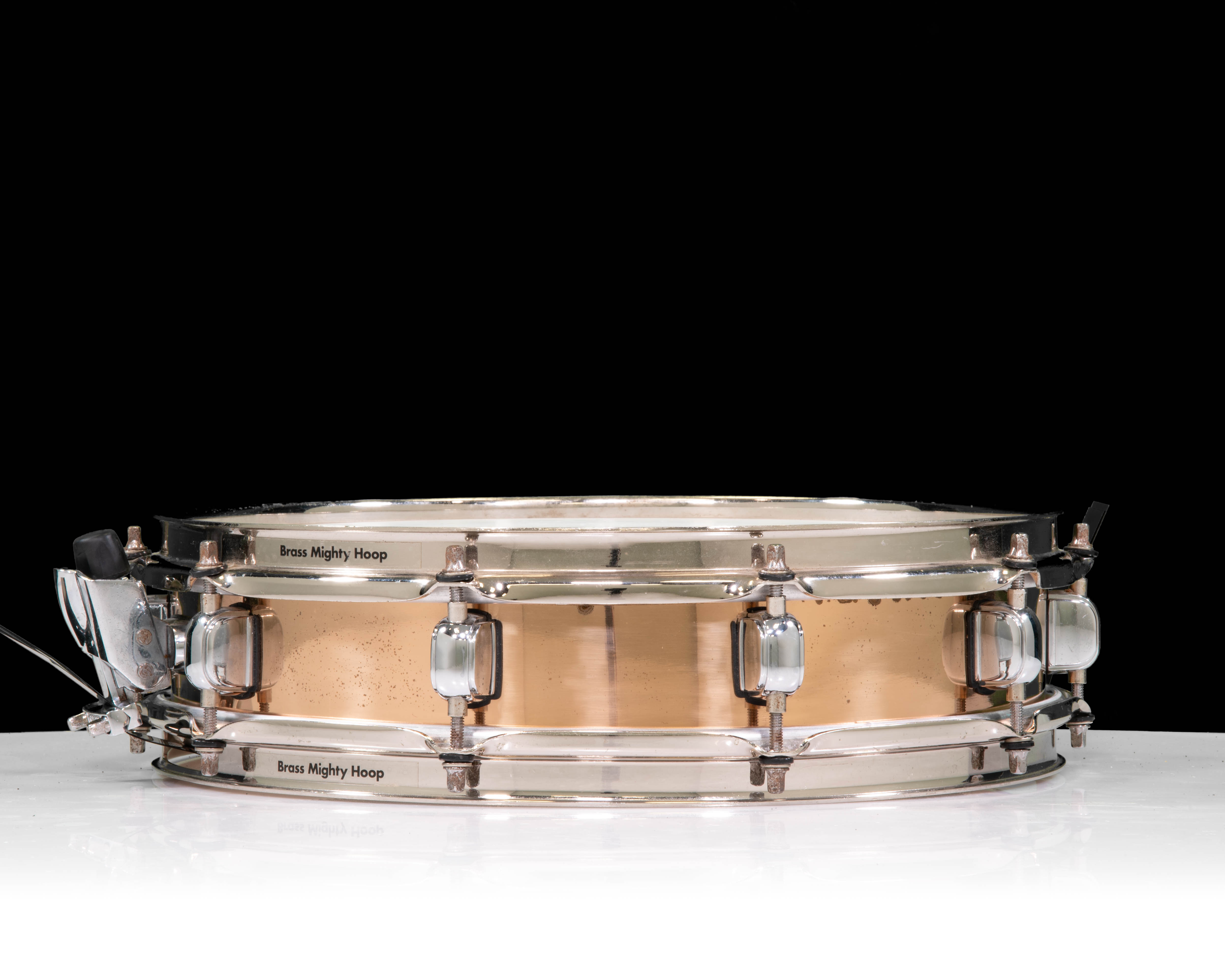 tama_piyo Used TAMA Brass Piccolo Snare Drum, 14×3.25 Brass Shell