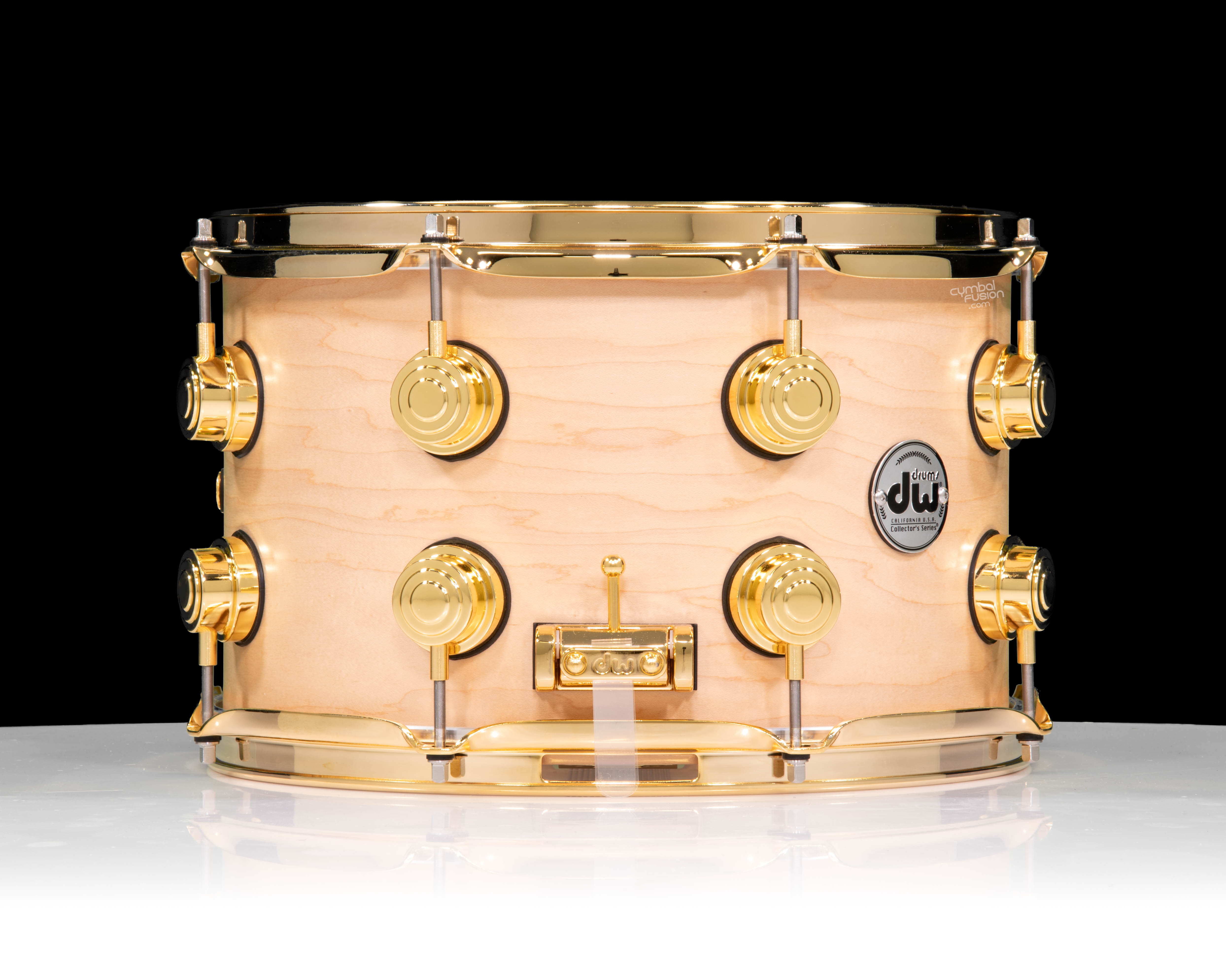 DW Collector's Series 8x13 Snare Drum - Natural Satin Oil with