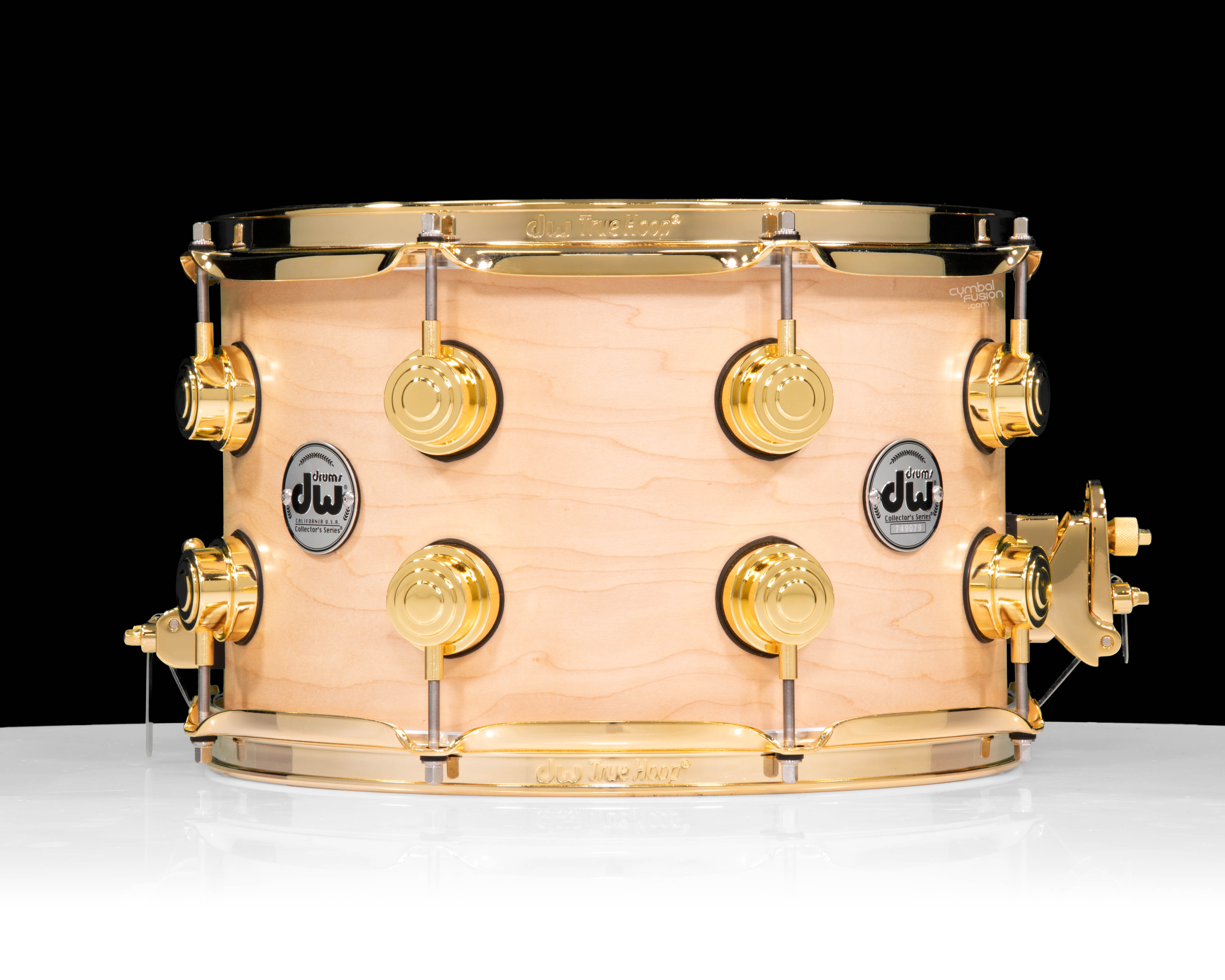 DW Collector's Series 8x13 Snare Drum - Natural Satin Oil with