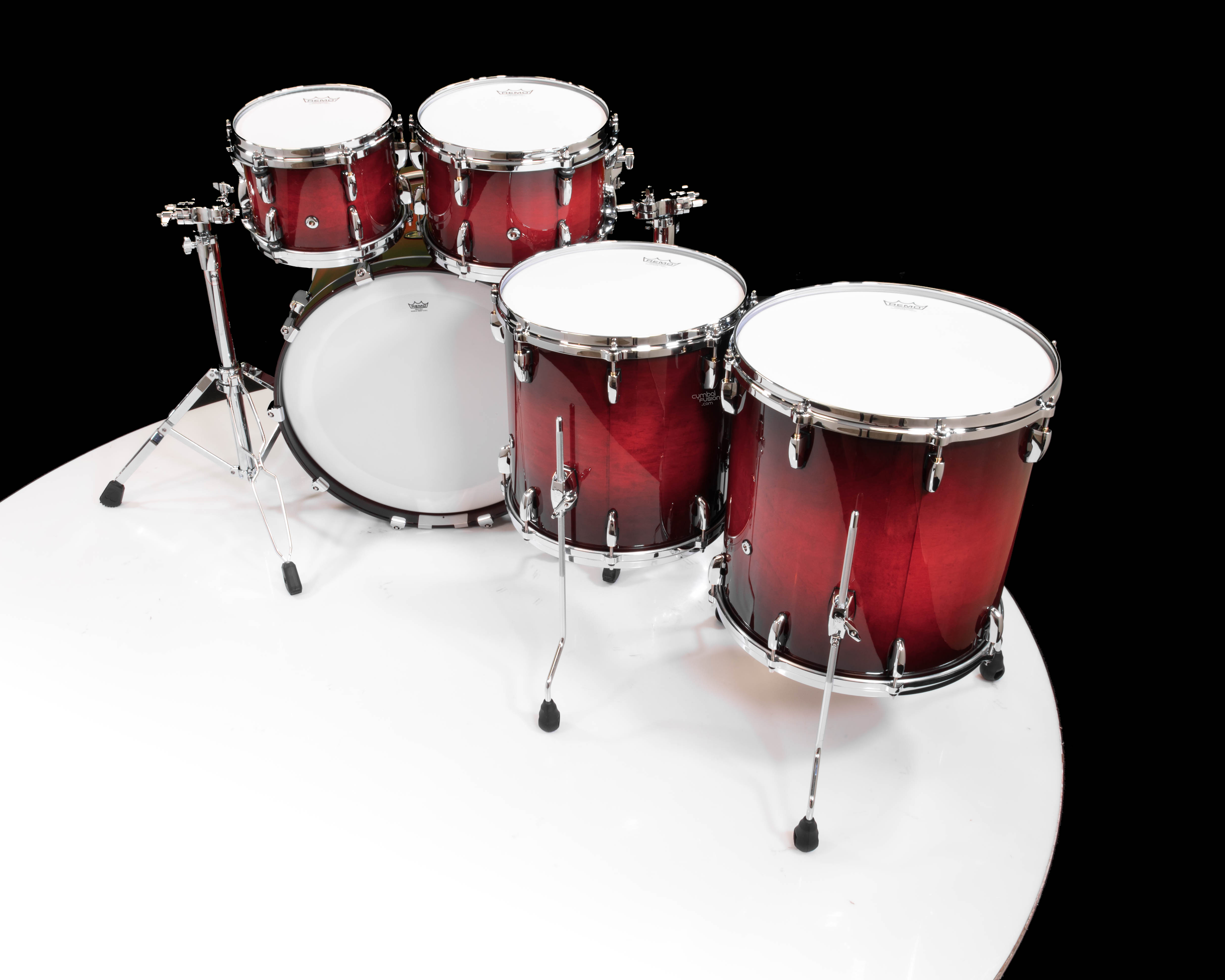 Pearl Masters Maple/Gum 5pc Shell Pack - Deep Redburst (886