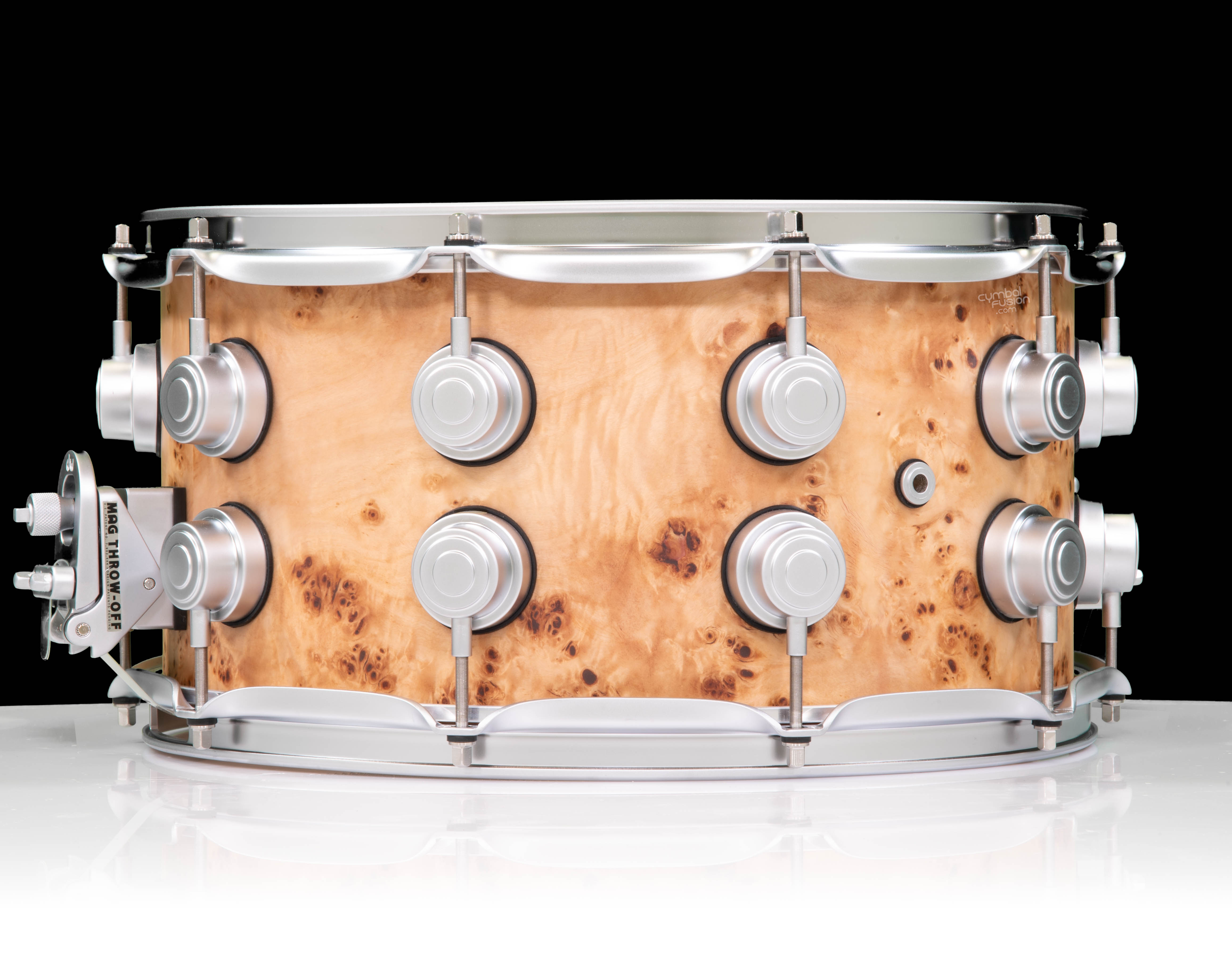 DW Collector's Mapa Burl 7x14 Snare – SSC Maple | CymbalFusion.com