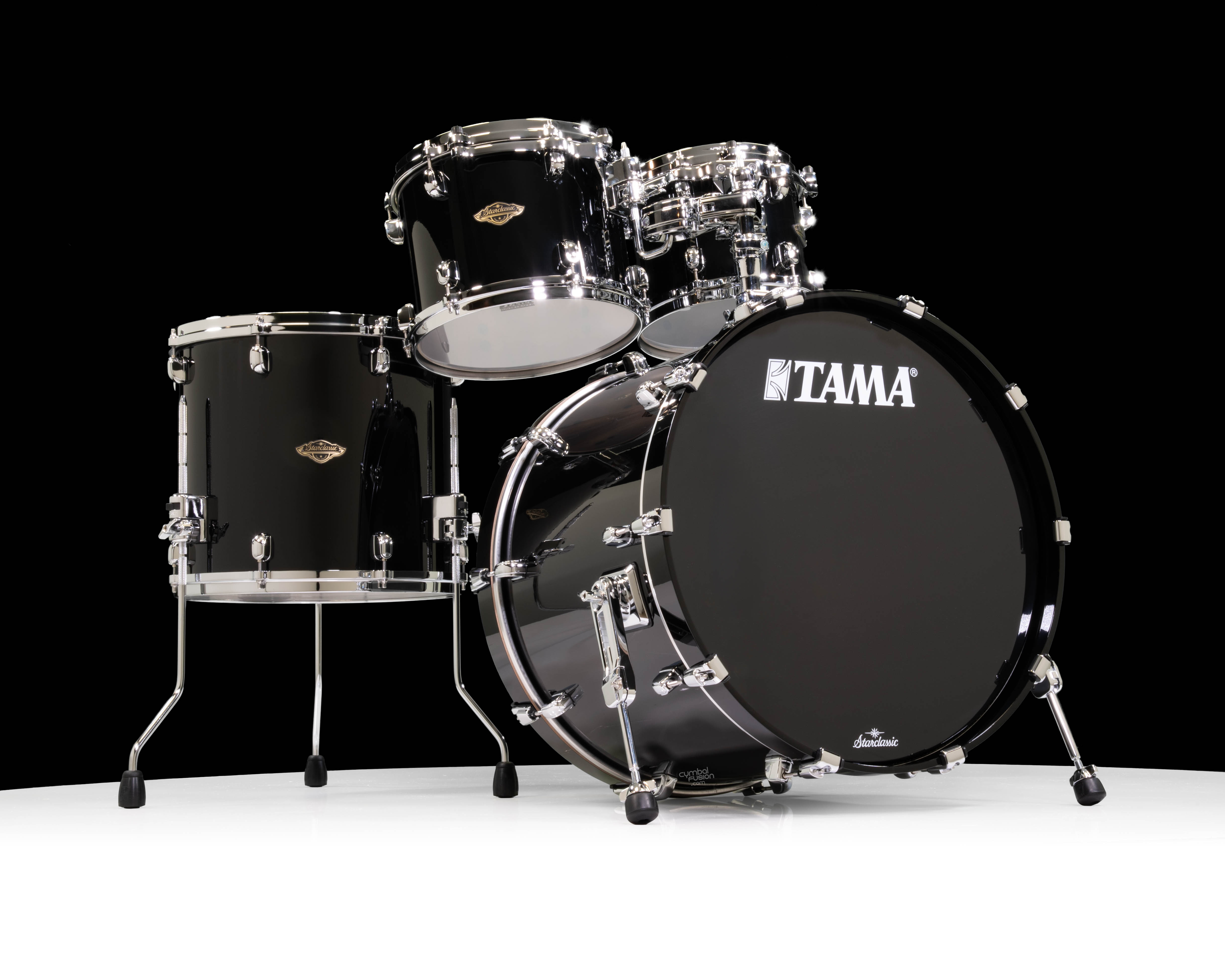 Tama Starclassic Walnut/Birch 4pc Shell Pack - Piano Black