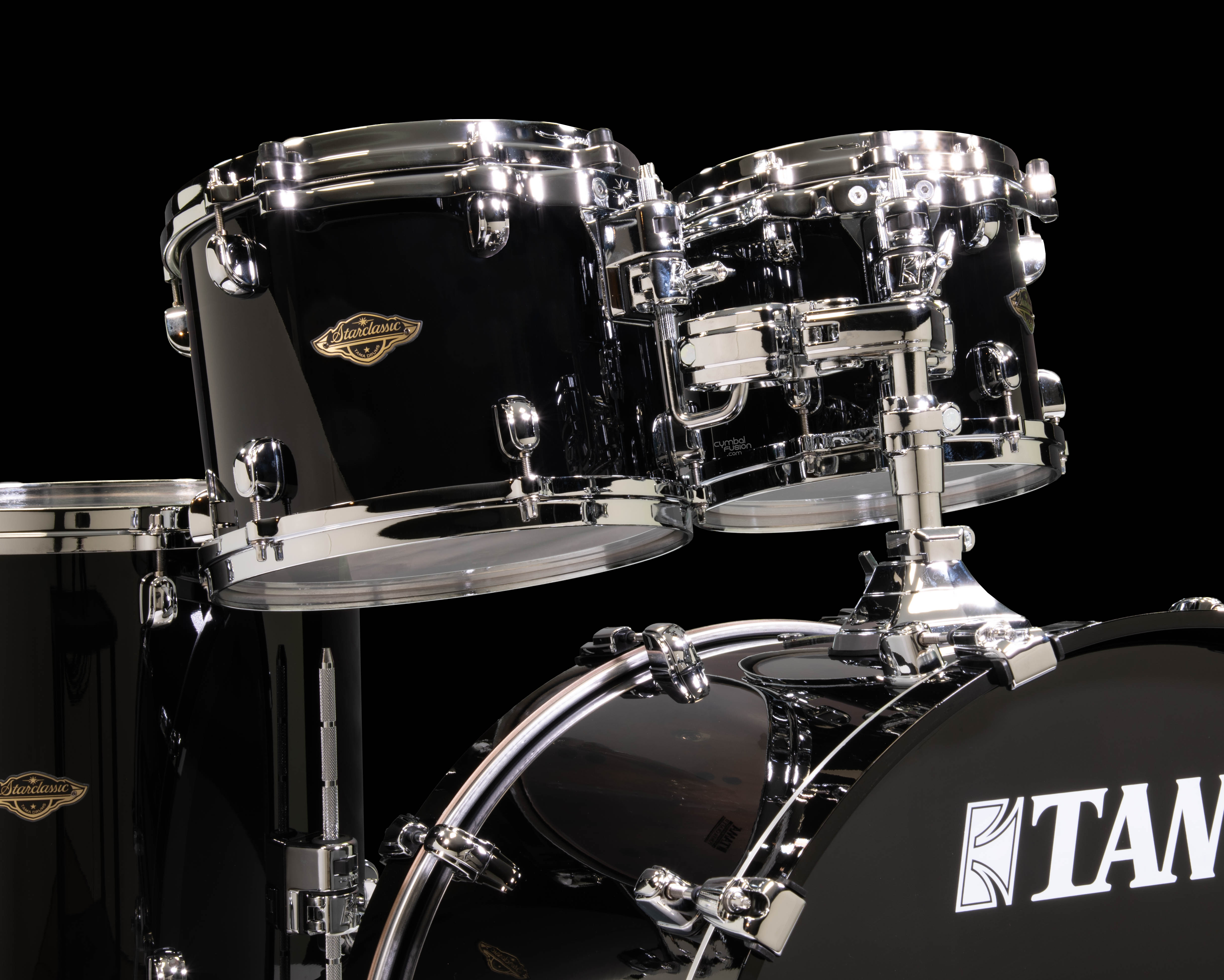 Tama Starclassic Walnut/Birch 4pc Shell Pack - Piano Black