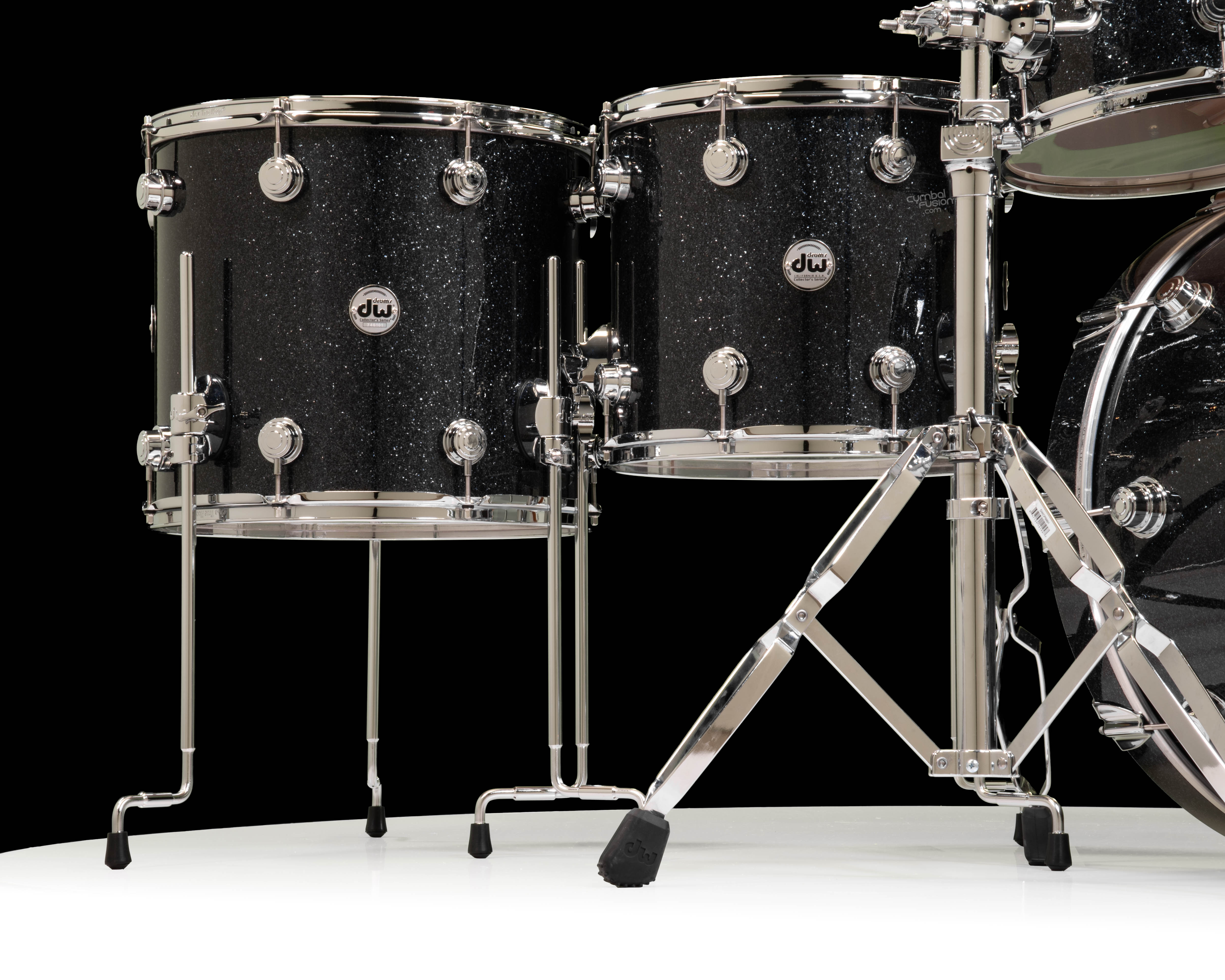 DW Collector's 5pc Maple Mahogany Kit - Black Ice