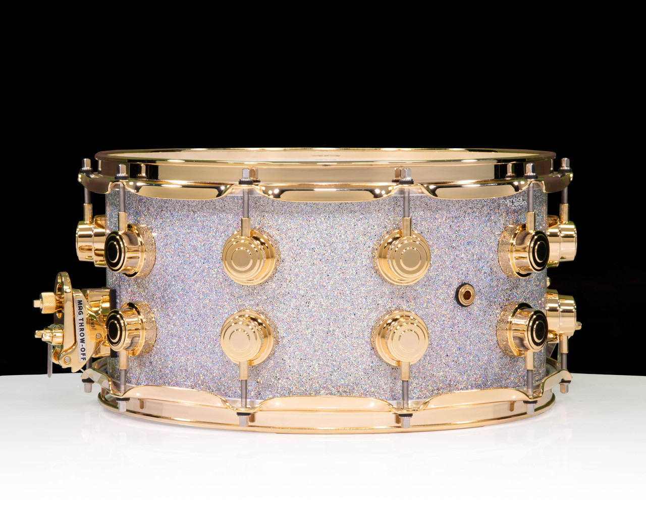 DW Collector's SonicPly Series Snare 7x14 - Diamond Nebula Gold