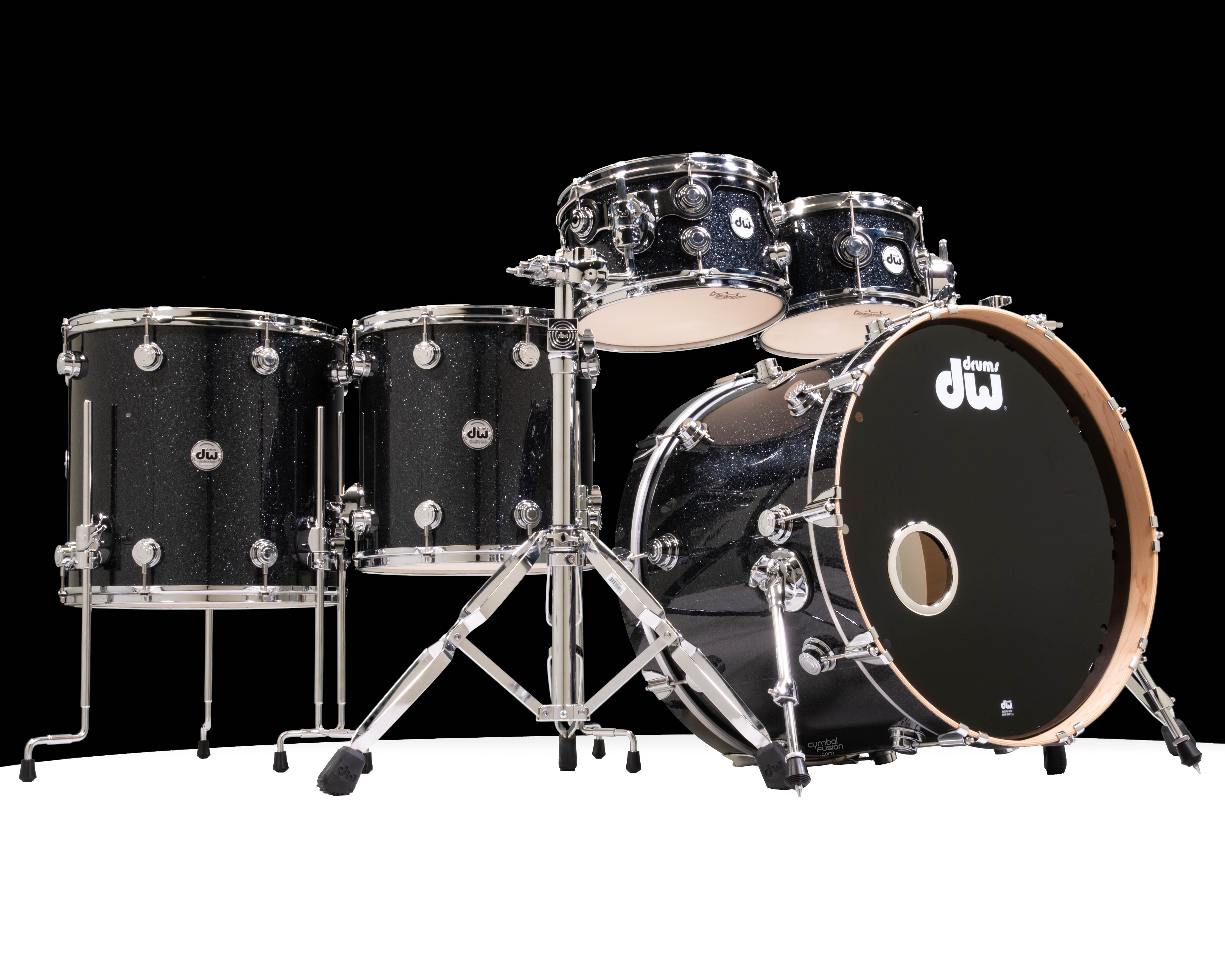 シークレットフラッグ マジックワールド（黒岳テツヤ） DW Collector's 5pc 333 Maple Shell Pack - Black Ice (Matt Gartska)