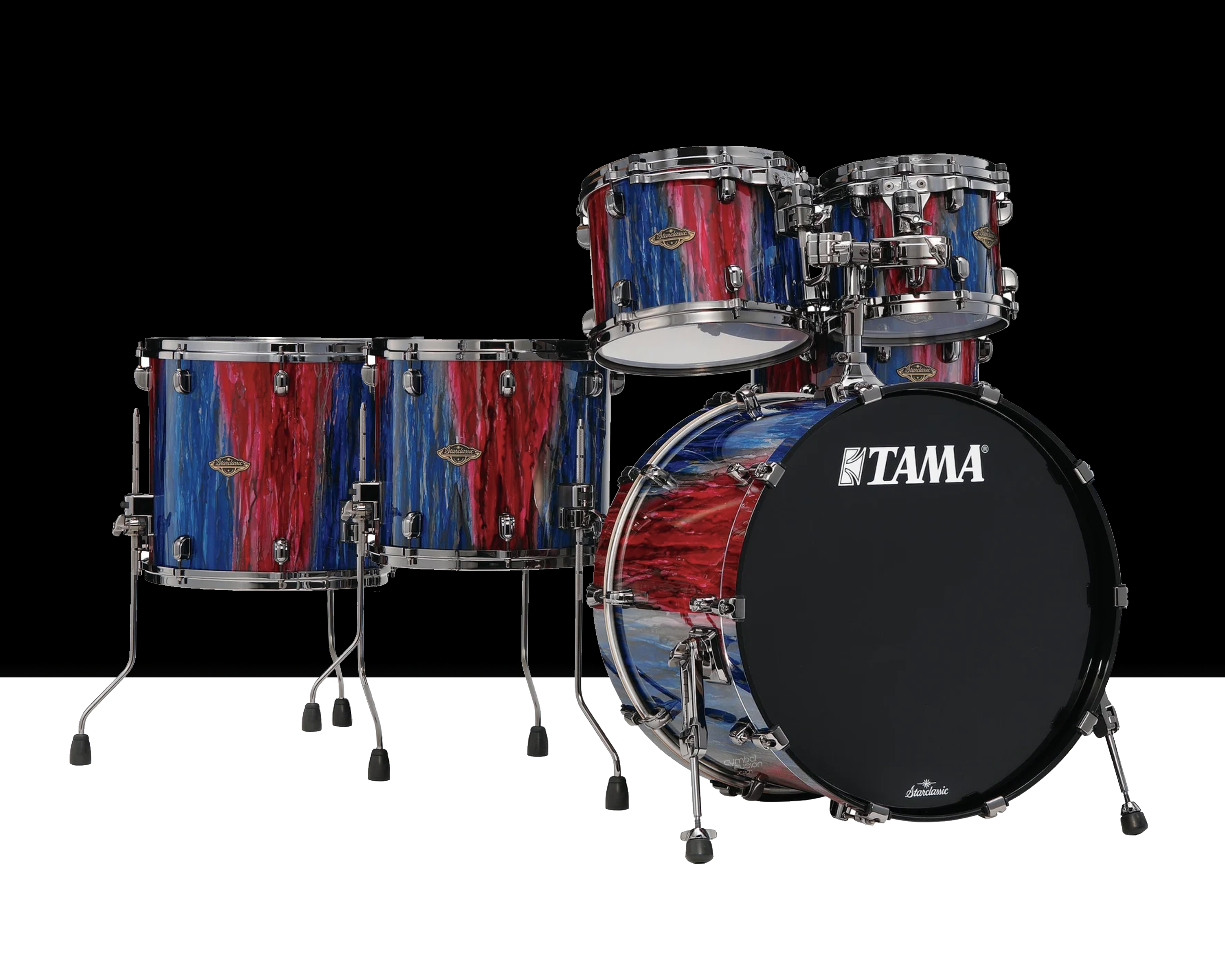 Tama Starclassic Walnut/Birch 5pc Shell Pack – Crimson Sapphire