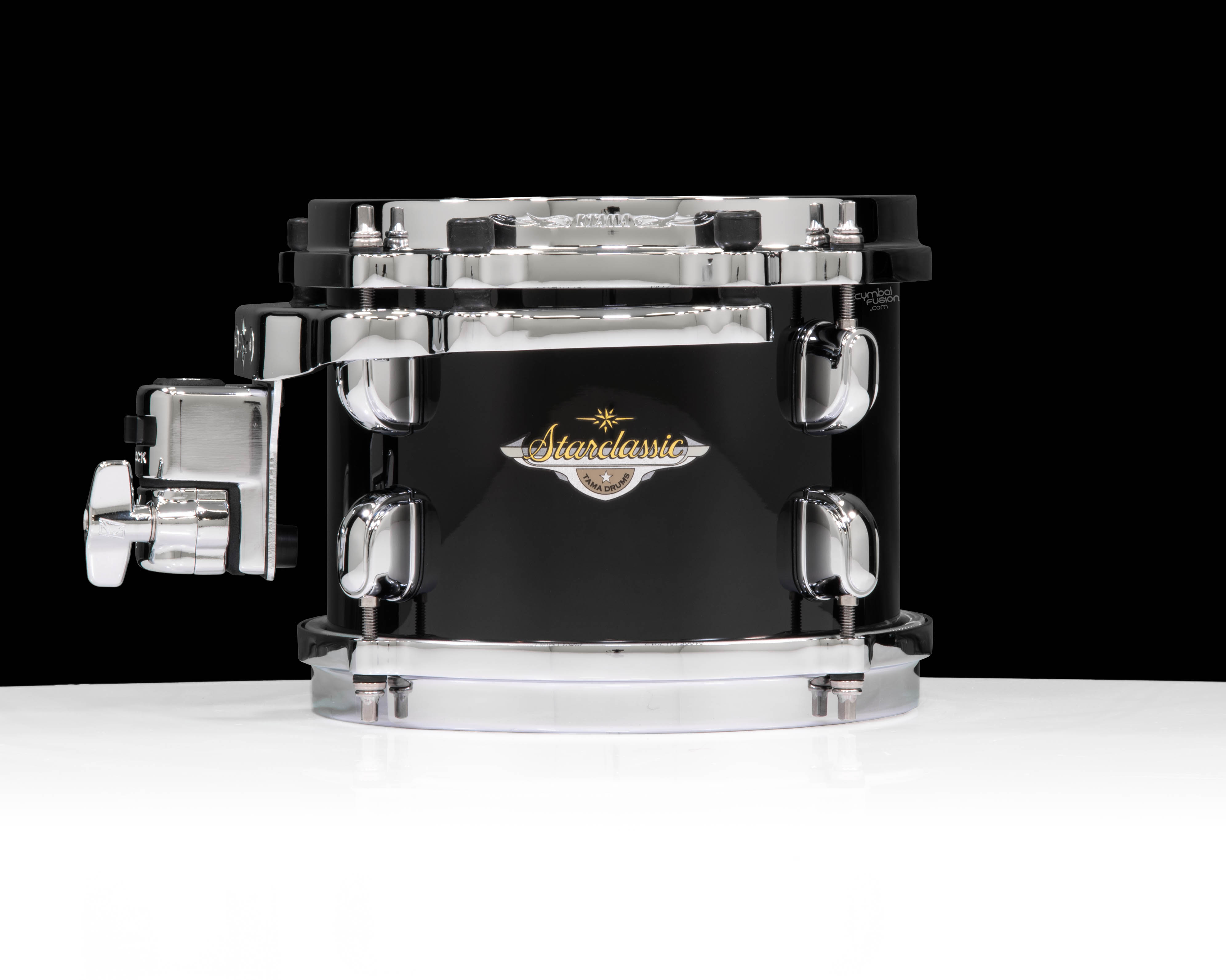 Tama Starclassic Maple 6”x8” Tom – Piano Black w/ Chrome Hardware