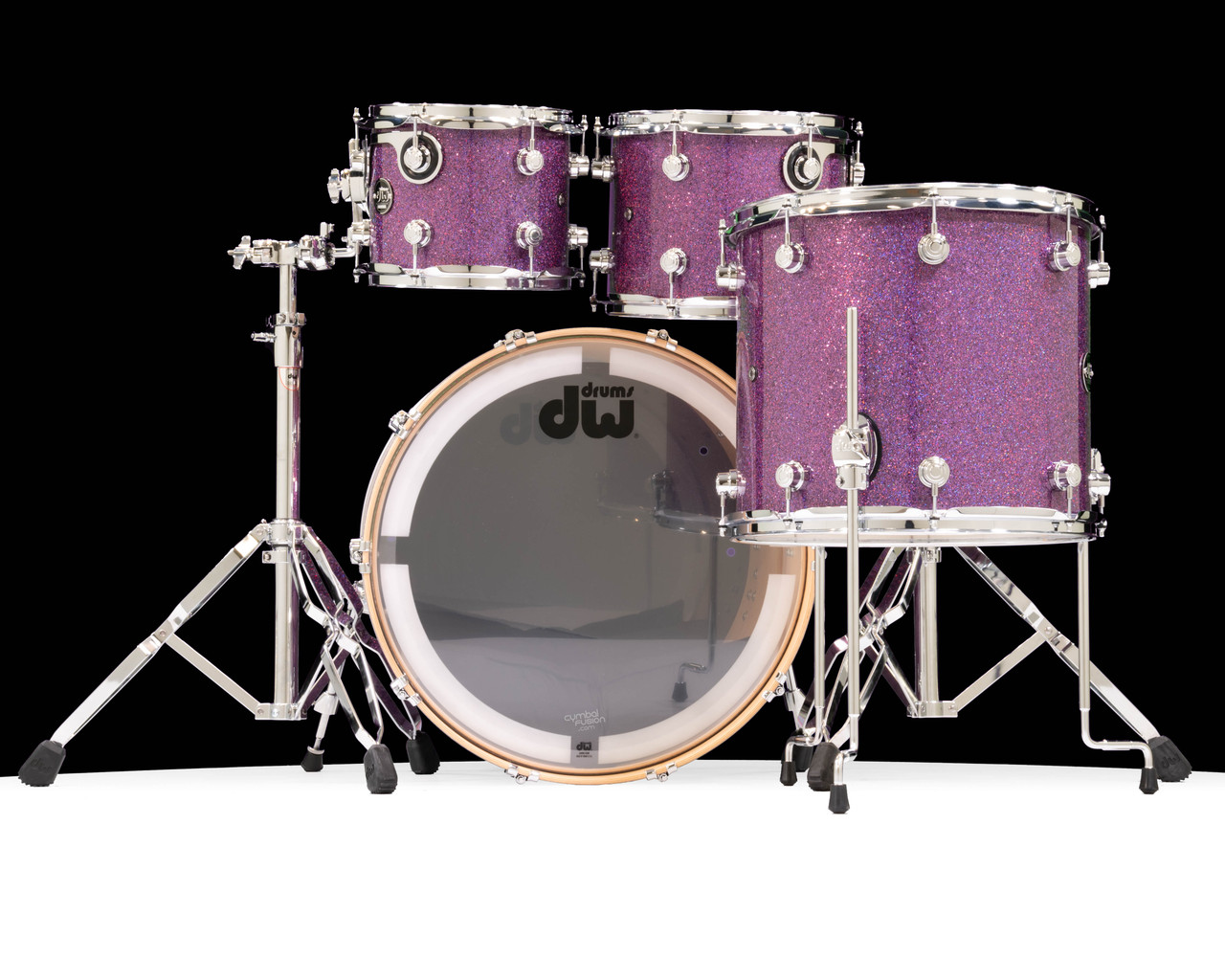 DW Performance 4pc - Purple Drift (10/12/16/22) - CymbalFusion.com