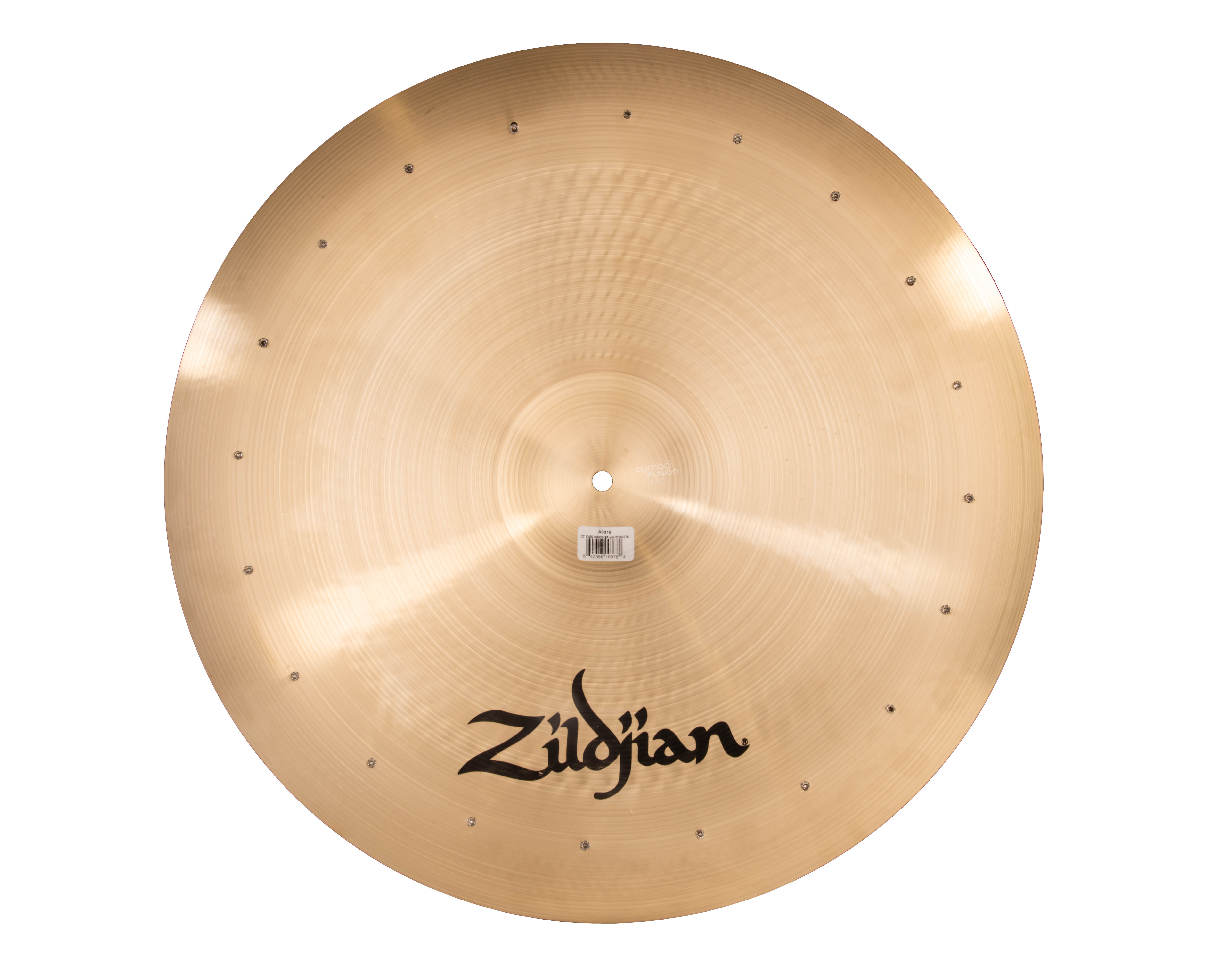 Zildjian A Swish Knocker 22" - Piatto Da Ride Con 20 Rivetti | Suono Sfrigolante E Scuro - Foto 13