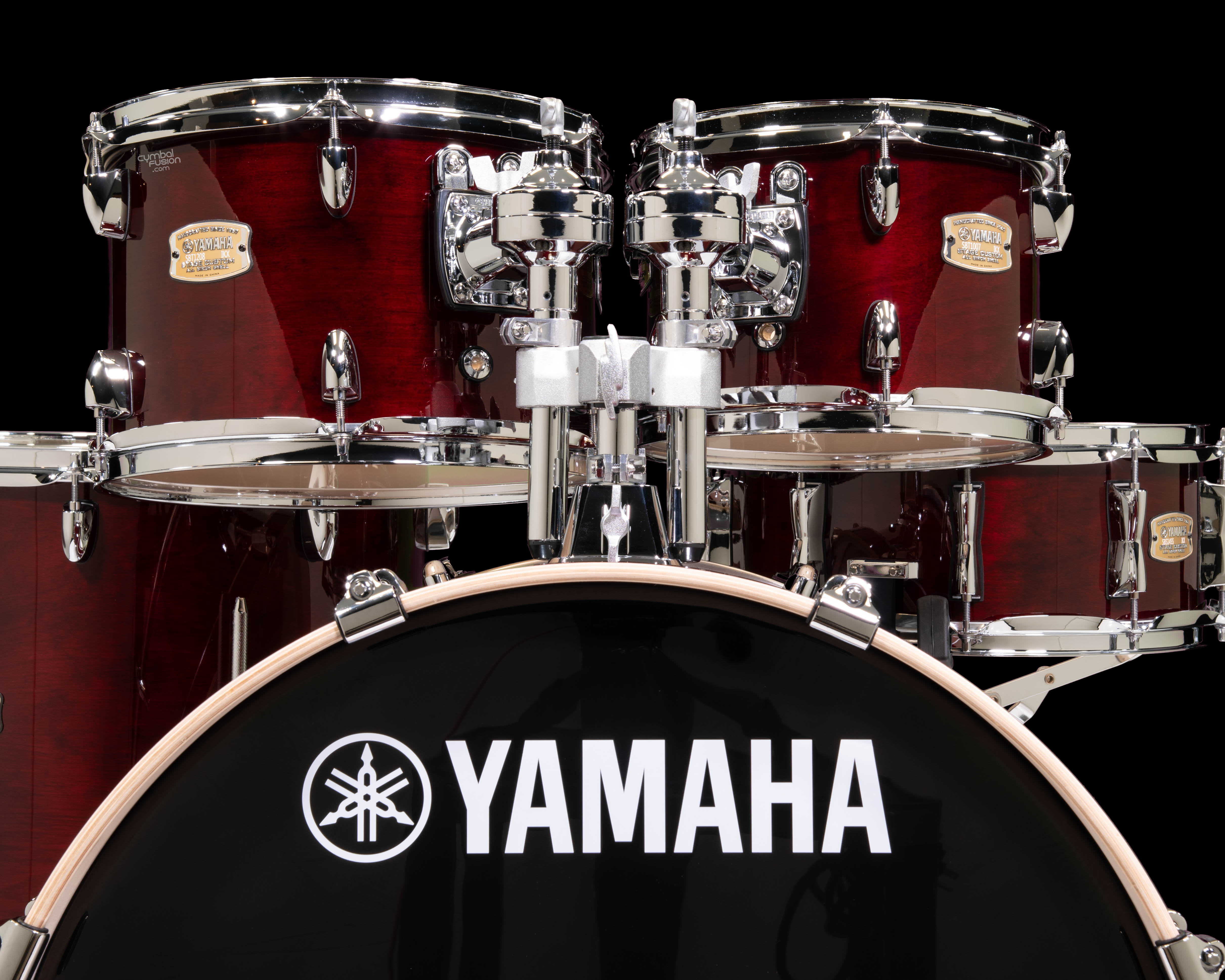 Yamaha Stage Custom Cranberry Red 5pc Shell Pack Open Box