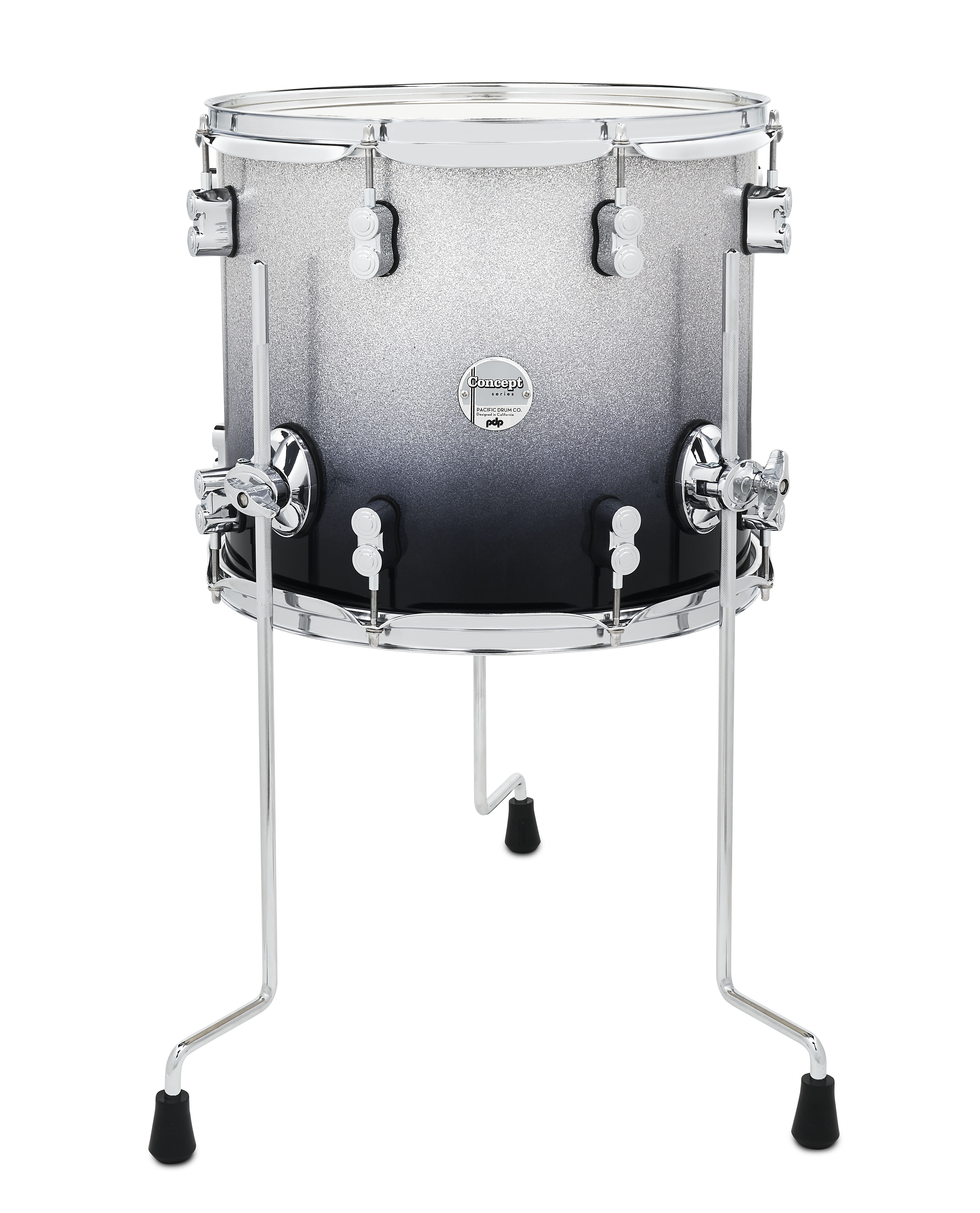 ドリームラッシュ　DR KOOTANEY 90LB PDP Concept Maple Silver to Black Fade Tom - 12x14
