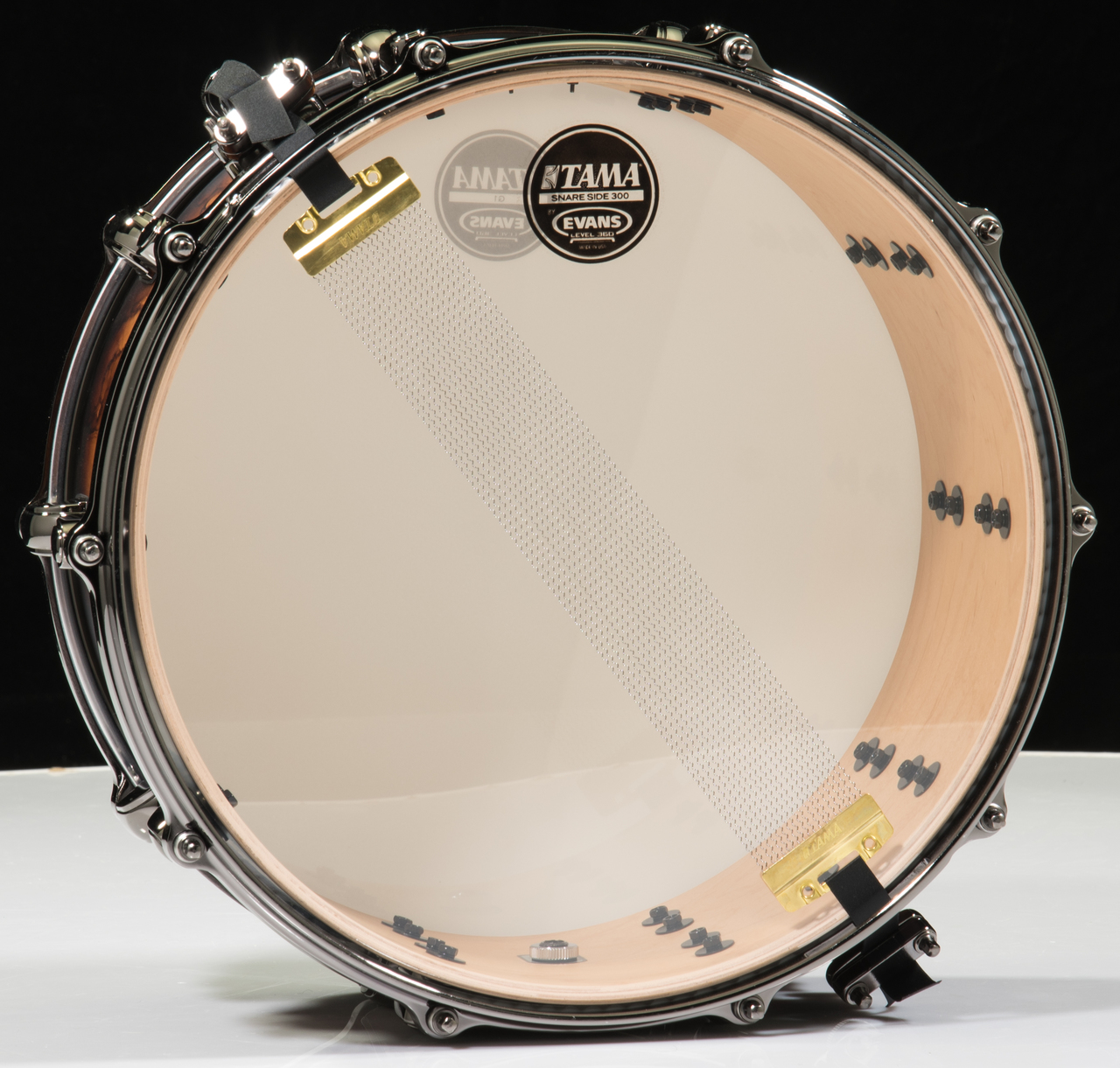 TAMAスタークラシック　ビーチシェル スネア　14×6.5インチ Tama Starclassic Maple 6.5x14 Snare Molten Satin Brown Burst