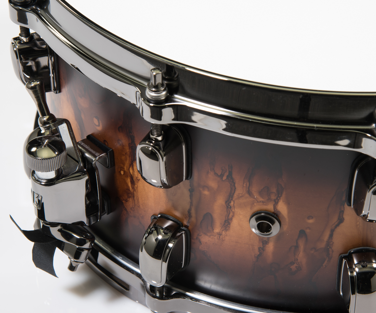 Tama Starclassic Maple 6.5x14 Snare Molten Satin Brown Burst
