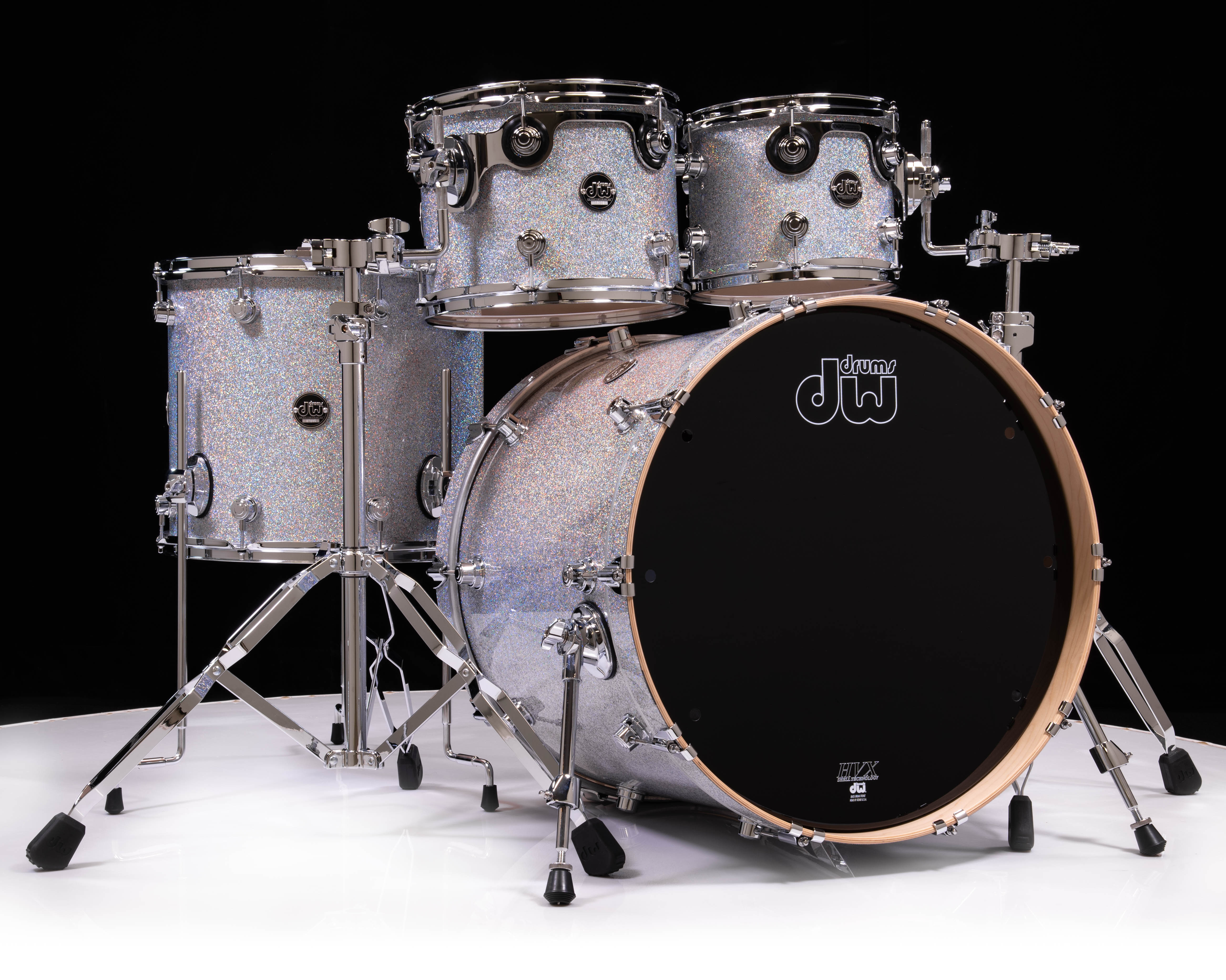 DW Performance Series 4pc Shell Pack 10/12/16/22 Diamond Nebula