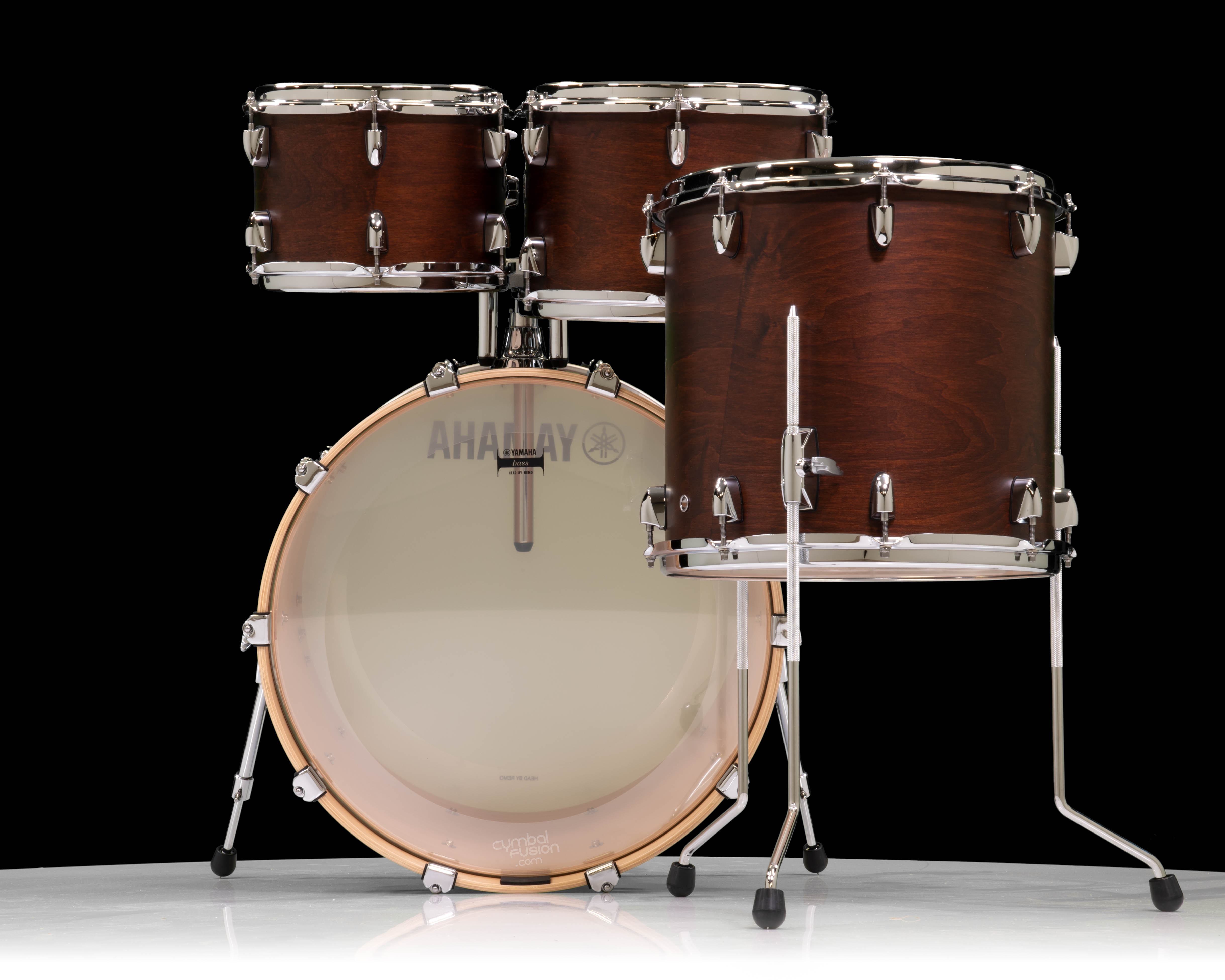 Yamaha Tour Custom 4pc Shell Pack 10/12/14/20- Chocolate Satin