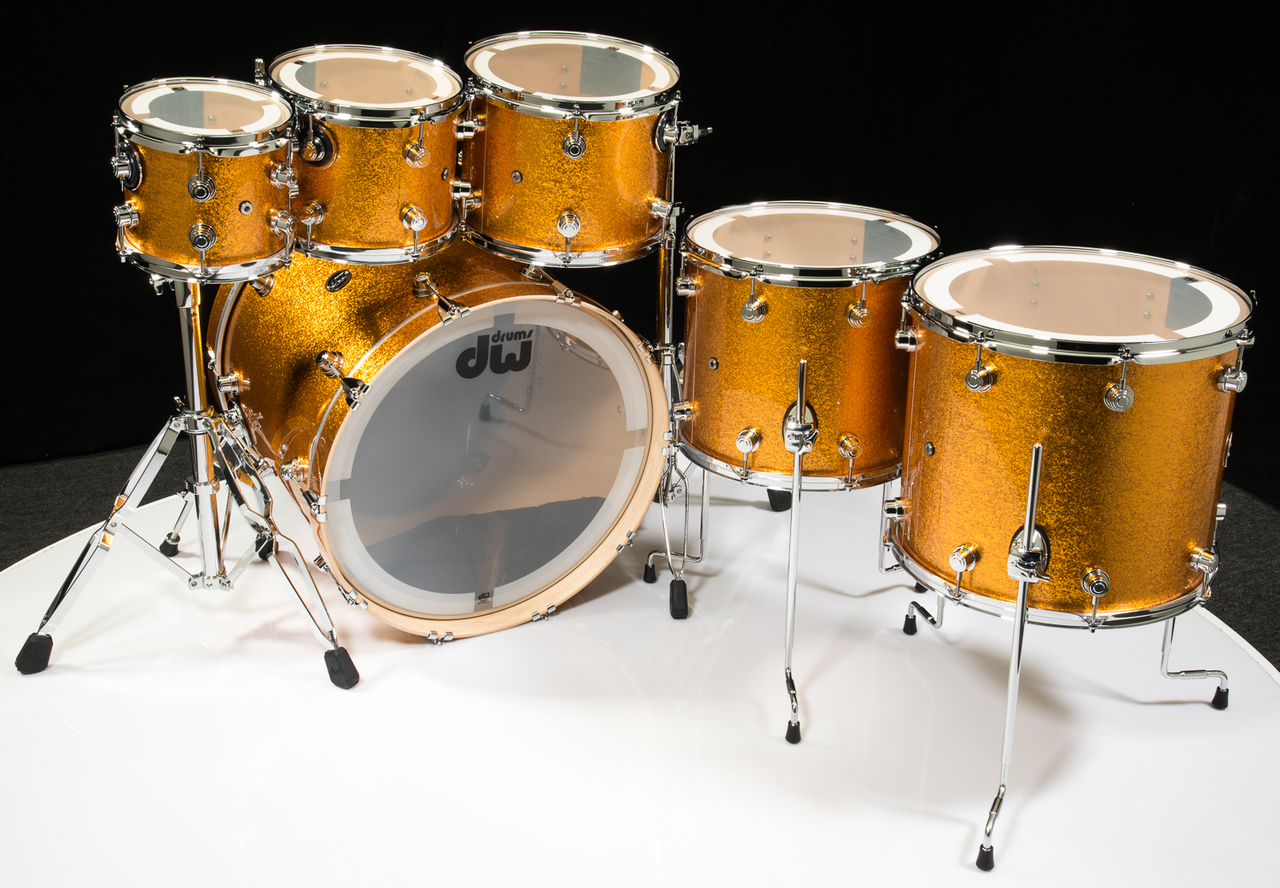 DW Performance Series 6pc Kit Gold Sparkle