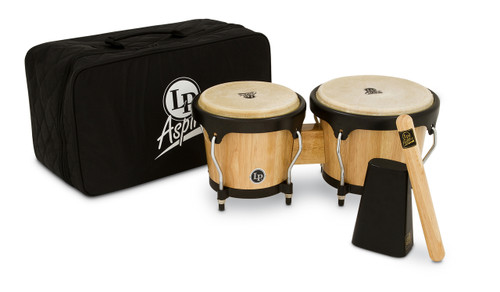 Amazon.com: LP ASPIRE Series Wood Bongos Natural LPA601-AW