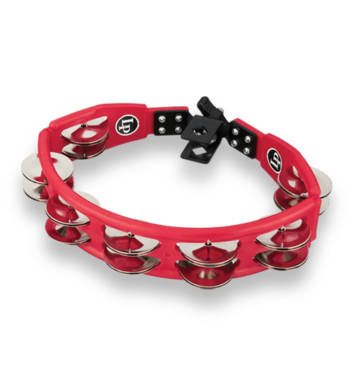 LP Cyclops Mounted Tambourine, Red, Steel