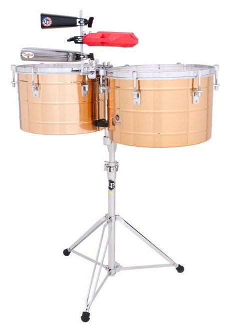 LP Prestige 15/16 Thunder Timbales Brass