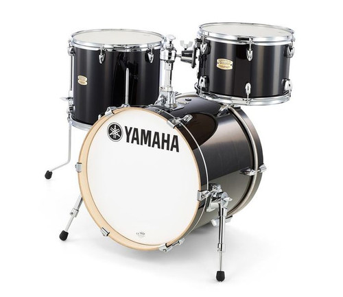Yamaha Stage Custom Birch 3pc Bebop Shell Pack 12/14/18 - Raven Black