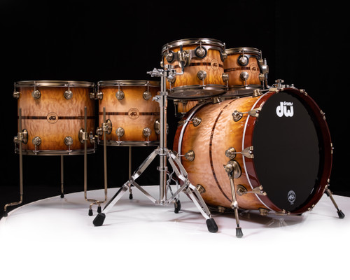 DWE フルセット② DW 50th Anniversary 6-Piece Kit w/ Antique Gold Hardware
