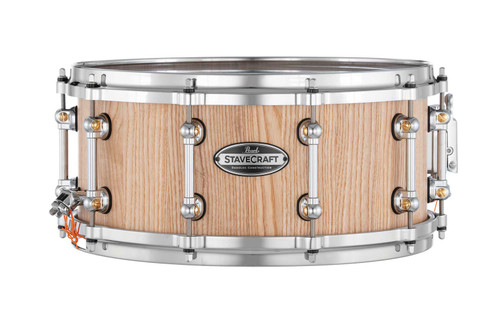 Pearl Stavecraft 14x6.5 Ash Snare Drum with DadoLoc, Natural