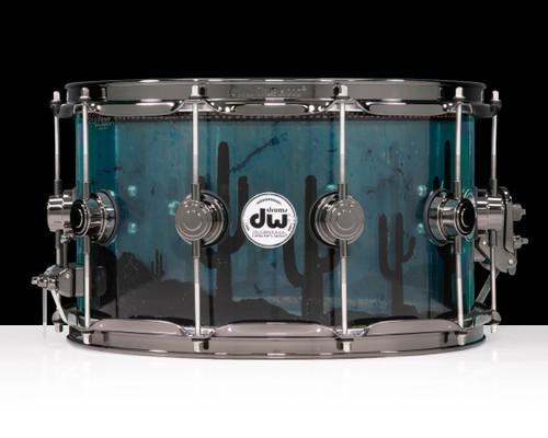 DW Collector's Acrylic 8x14 Snare - Arizona Night Custom Wrap