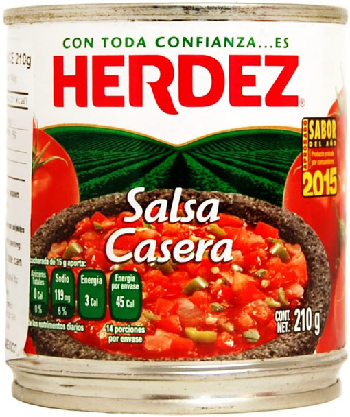 Herdez Casera Salsa 210g image by CHILLIESontheWEB