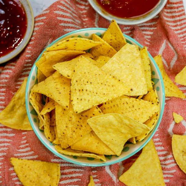 Lightly Salted Tortilla Chips 1/4 Cut 500g Wholesale Image by SPICESontheWEB