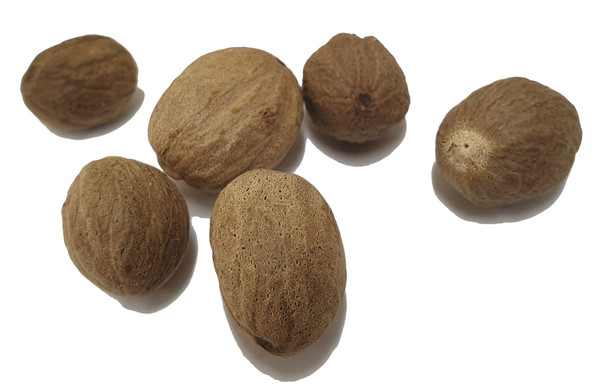 Organic Nutmegs Whole Wholesale Image by SPICESontheWEB