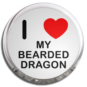 I Love My Bearded Dragon - Fridge Magnet Memo Clip I Love My Bearded Dragon - Fridge Magnet Memo Clip