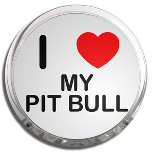 I Love My Pit Bull - Fridge Magnet Memo Clip I Love My Pit Bull - Fridge Magnet Memo Clip