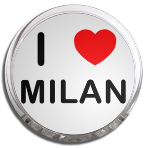 I Love Milan - Fridge Magnet Memo Clip I Love Milan - Fridge Magnet Memo Clip