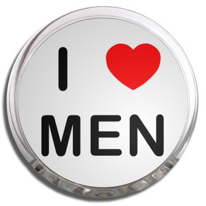 I love Men - Fridge Magnet Memo Clip I love Men - Fridge Magnet Memo Clip