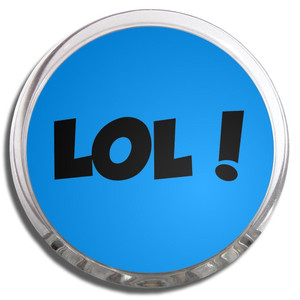 LOL! Laugh Out Loud! - Fridge Magnet Memo Clip LOL! Laugh Out Loud! - Fridge Magnet Memo Clip