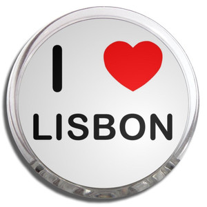 I Love Lisbon - Fridge Magnet Memo Clip I Love Lisbon - Fridge Magnet Memo Clip