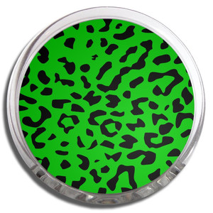 Green Leopard Print - Fridge Magnet Memo Clip Green Leopard Print - Fridge Magnet Memo Clip