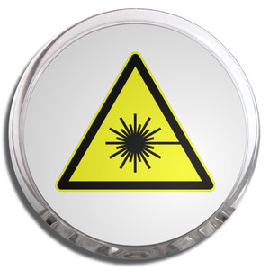 Laser Radiation - Fridge Magnet Memo Clip