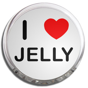 I Love Jelly - Fridge Magnet Memo Clip I Love Jelly - Fridge Magnet Memo Clip