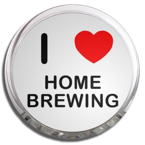 I love Home Brewing - Fridge Magnet Memo Clip I love Home Brewing - Fridge Magnet Memo Clip