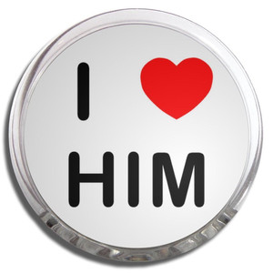 I love Him - Fridge Magnet Memo Clip I love Him - Fridge Magnet Memo Clip