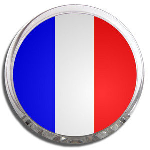 France Flag - Fridge Magnet Memo Clip